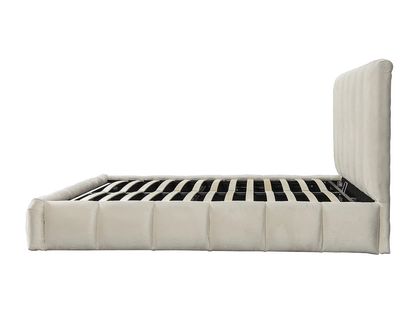 Lit avec coffre "Annie" 180 x 200 cm - Beige