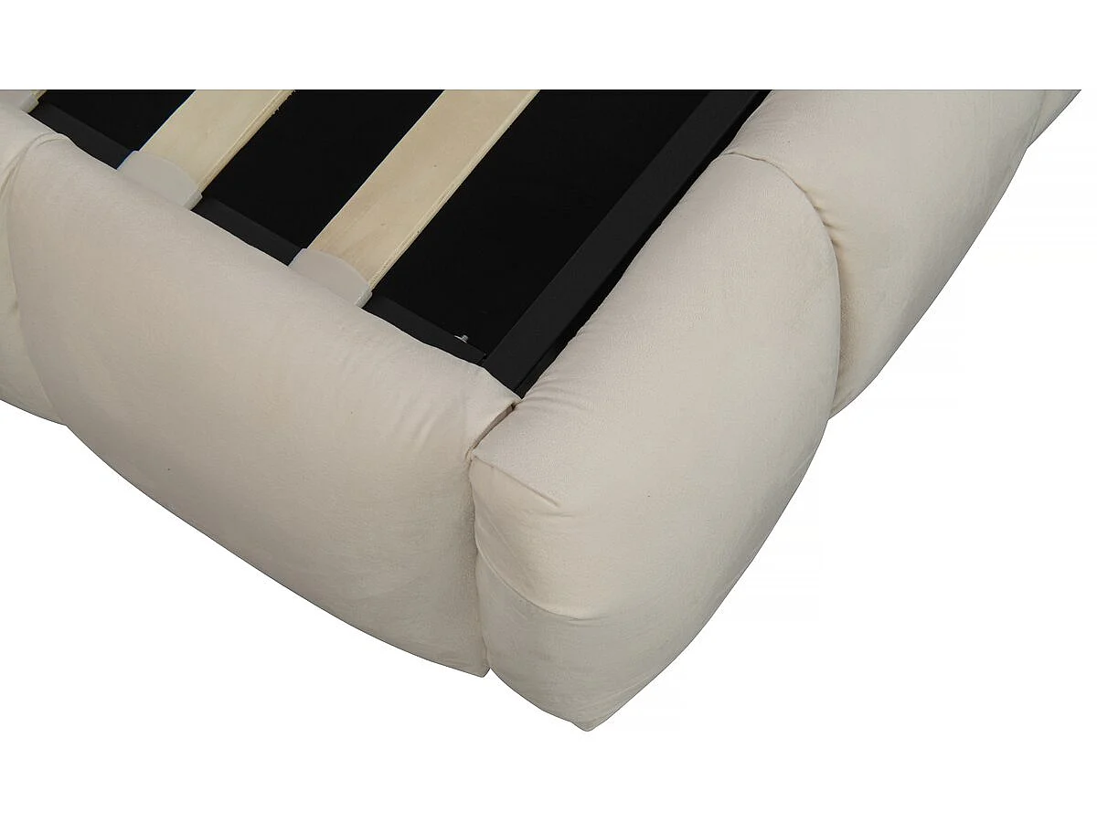 Lit avec coffre "Annie" 180 x 200 cm - Beige