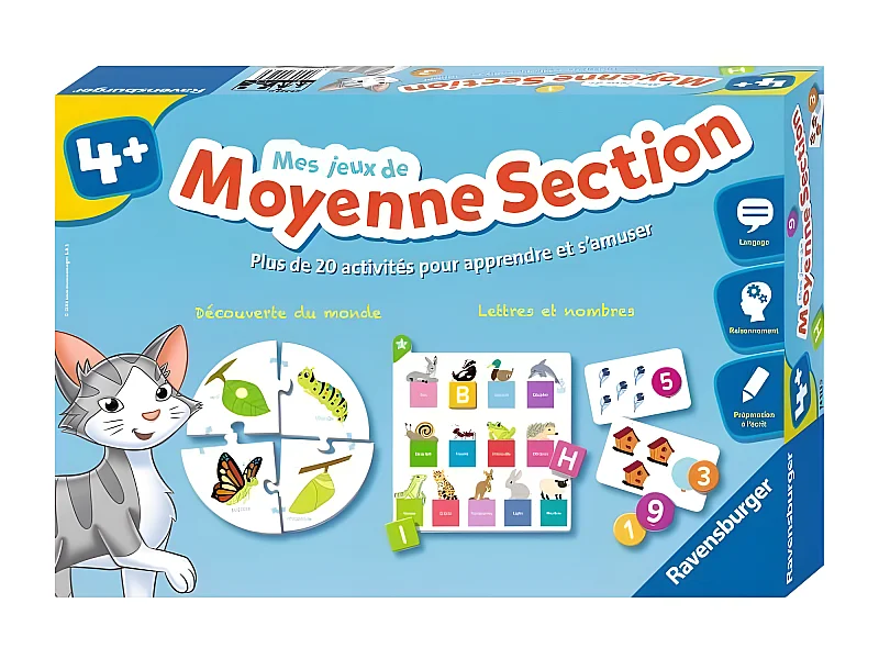 RAVENSBURGER Mes Jeux de Moyenne Section Jeu Educatif