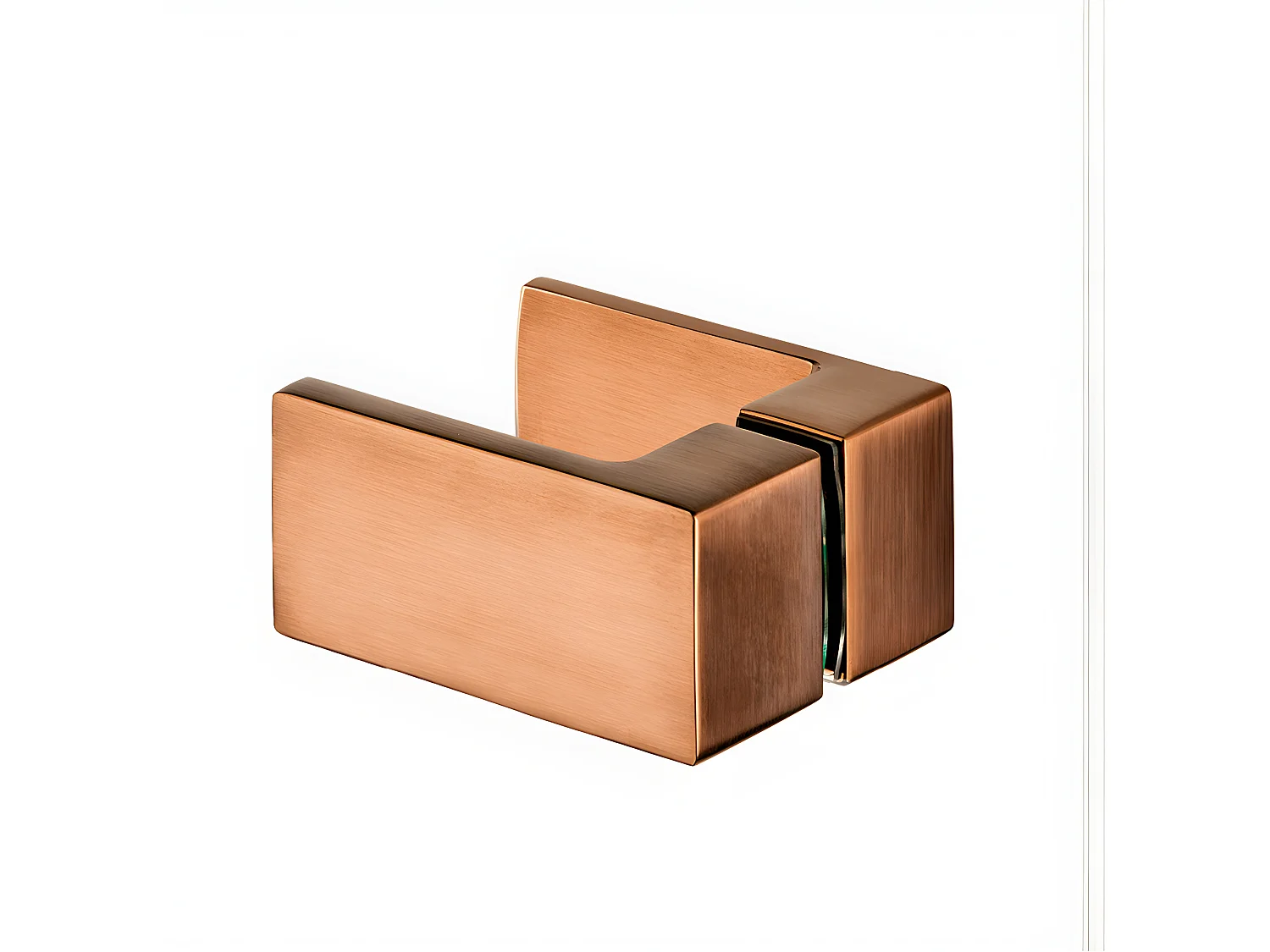 Cabine de douche  gauche 120x90 pivotante TAHITI COPPER BRUSHED,couleur: cuivre brossé, accès de face