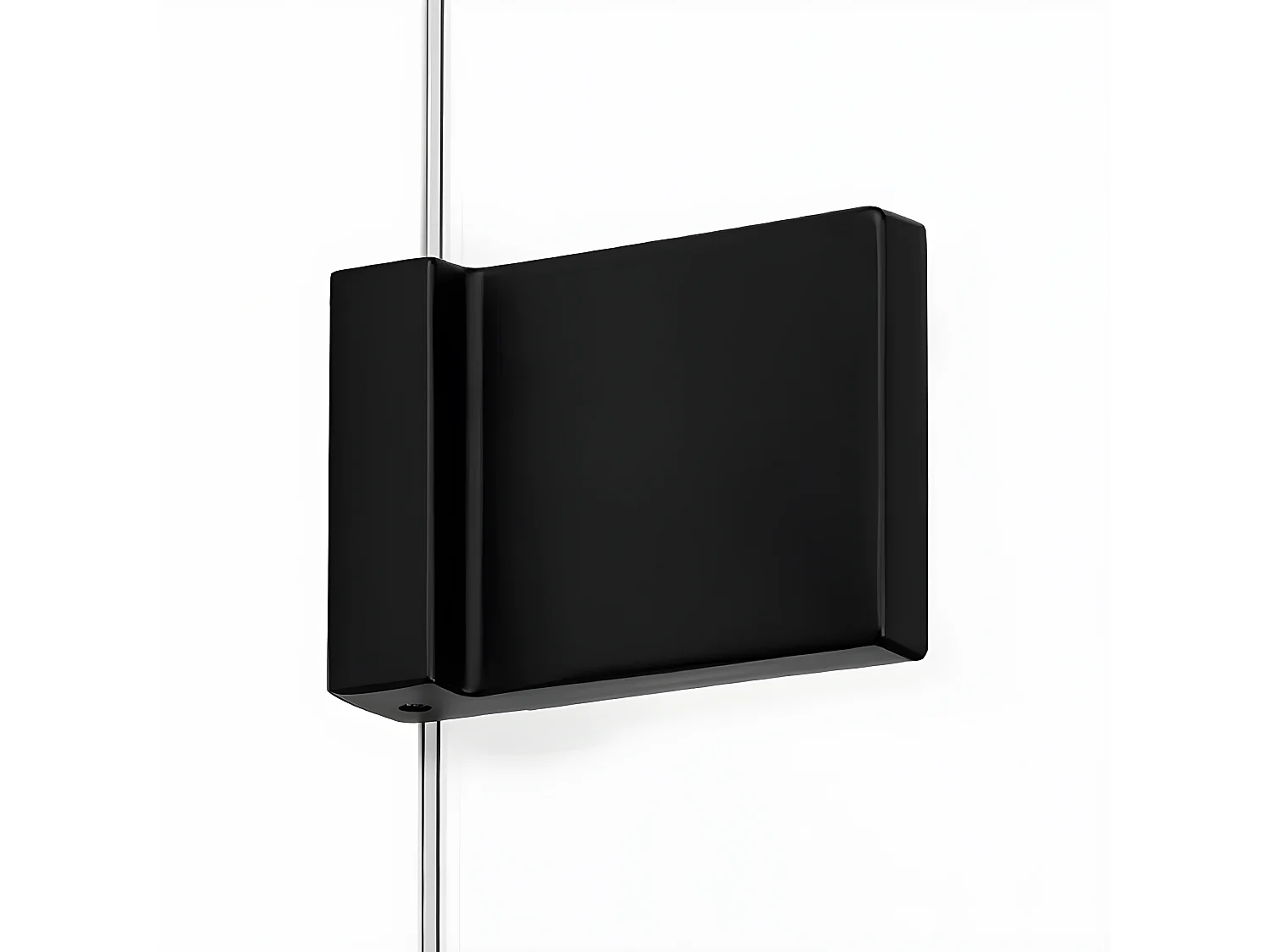 Cabine de douche 100x100cm 2 portes pivotantes,BORA BORA BLACK, noir,acces d'angle
