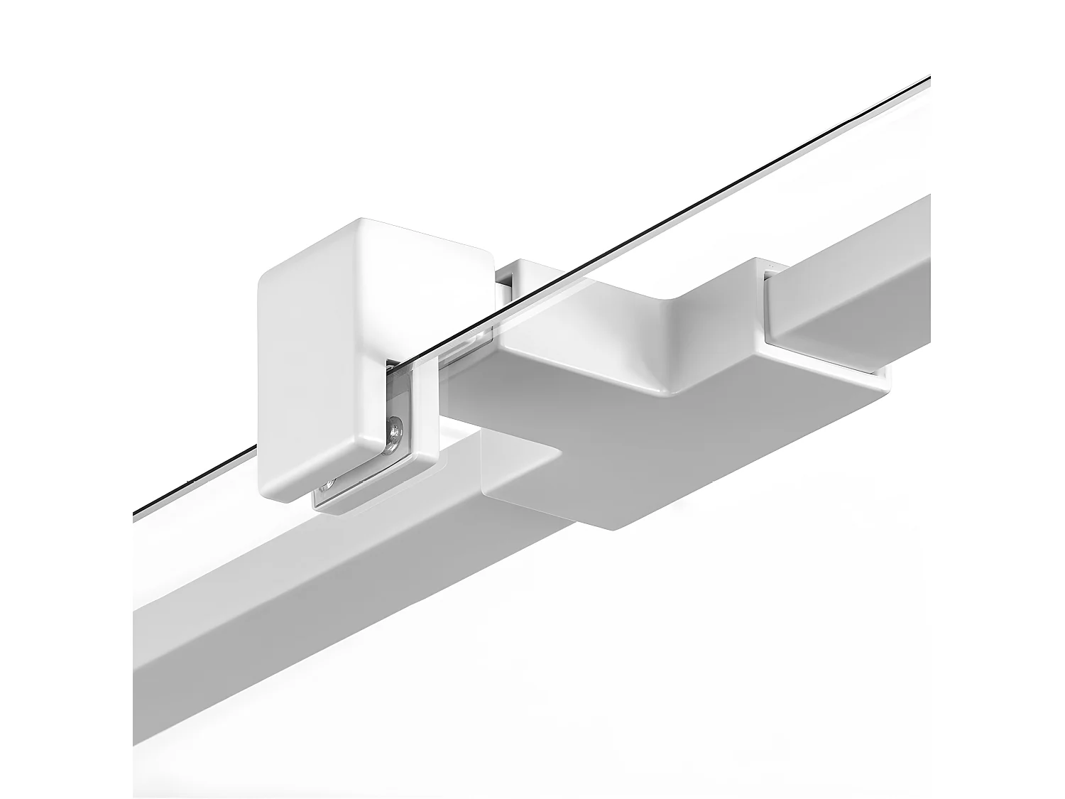 Cabine de douche  droite 110x70 pivotante SANTORINI WHITE,couleur: blanc, accès de face