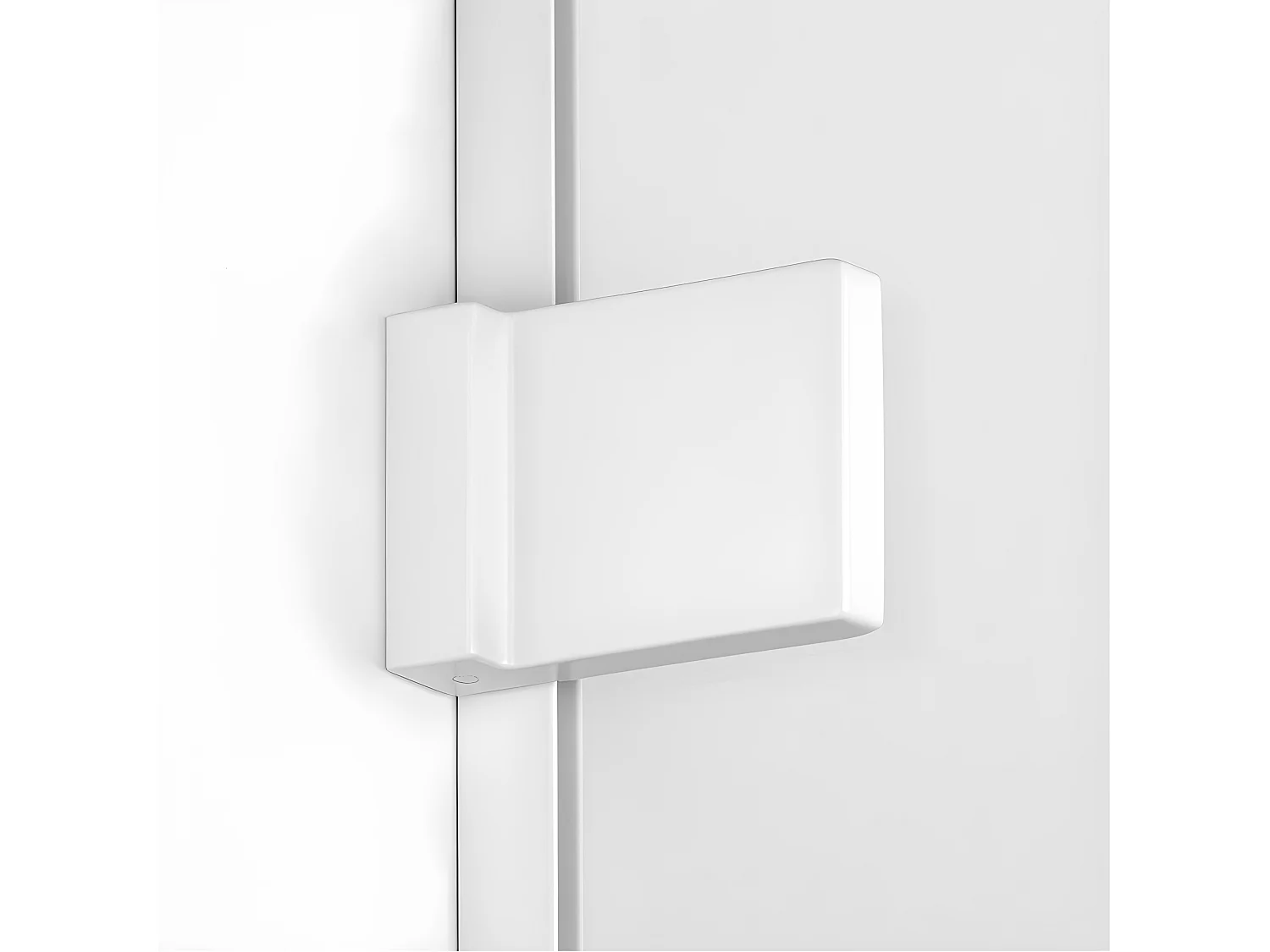 Paroi de douche à l'italienne blanche avec cadre   140 cm  SANTORINI WHITE