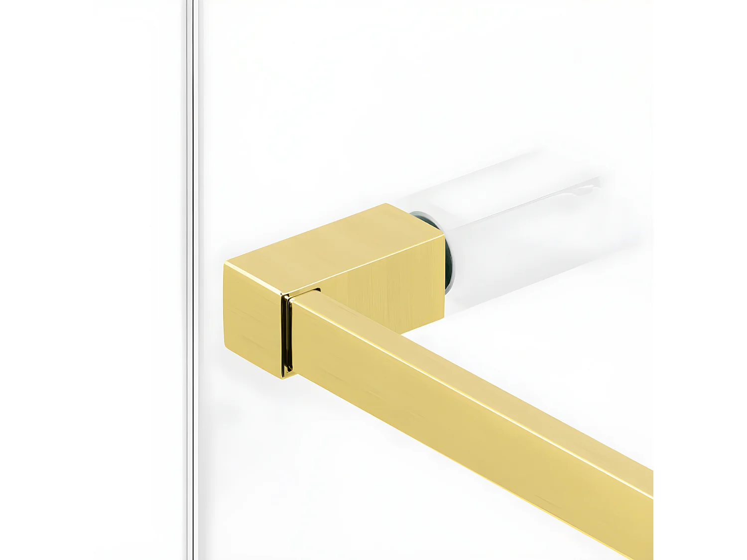 Paroi de douche à l'italienne 50 cm doré  MIAMI GOLD SHINE