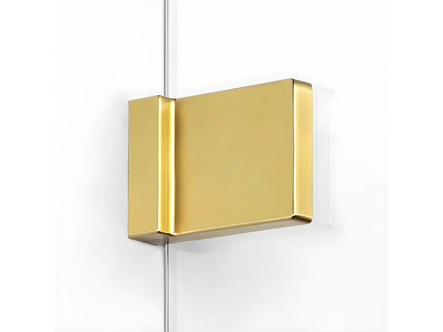 Paroi de douche à l'italienne 70 cm doré  MIAMI GOLD SHINE