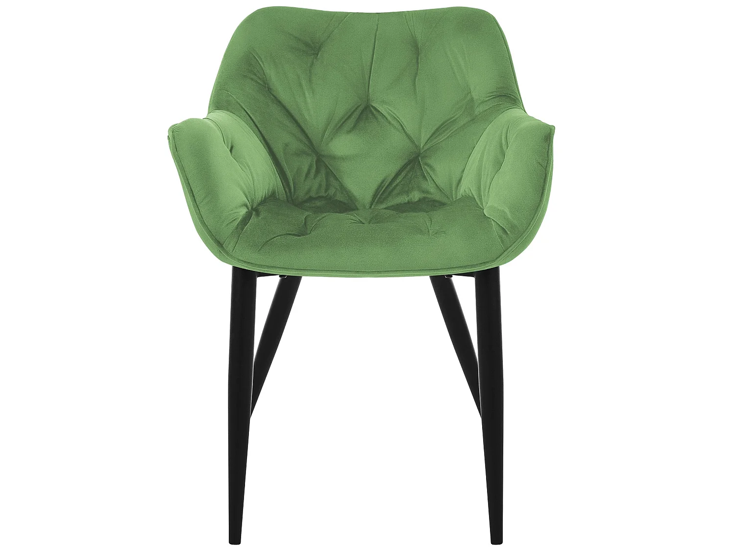 Silla de comedor juego de 2 funda de terciopelo salvia con patas de metal incl. material de montaje ML-Design