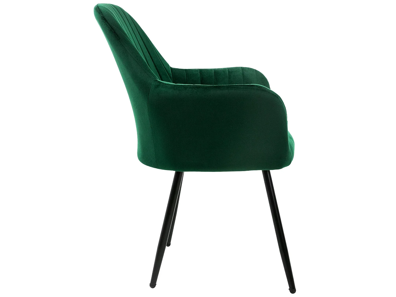 ML-Design juego de 4 sillas de comedor con respaldo y reposabrazos, verde, sillas de cocina