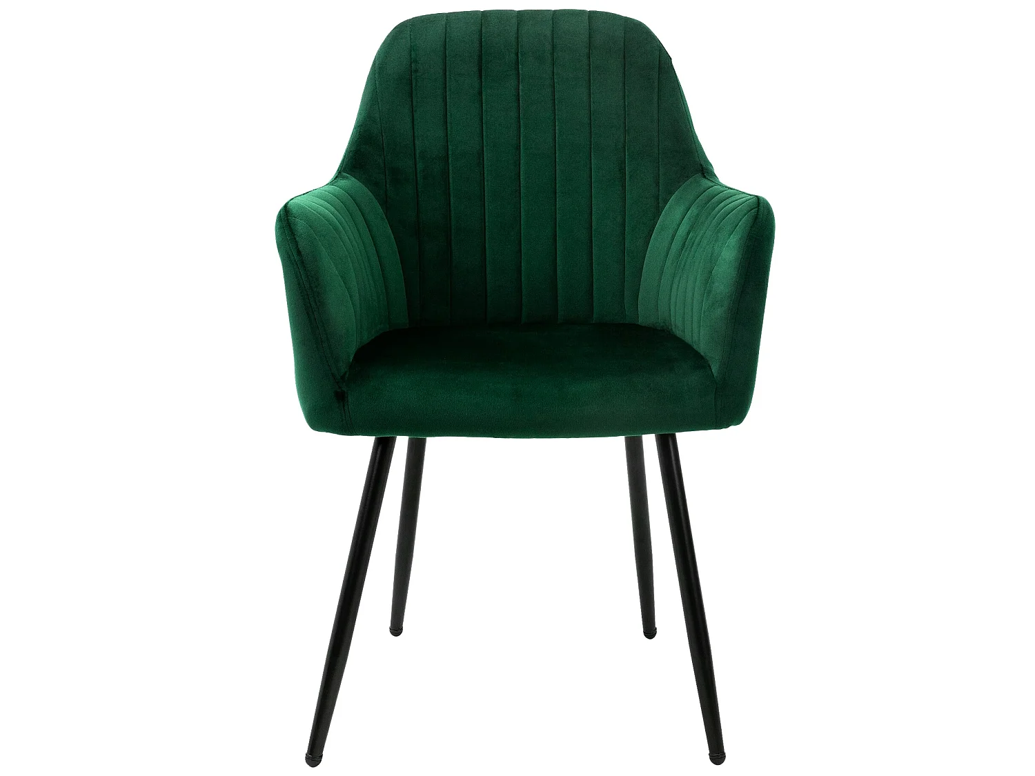 ML-Design Lot de 4 chaises de salle à manger avec dossier et accoudoirs, vert