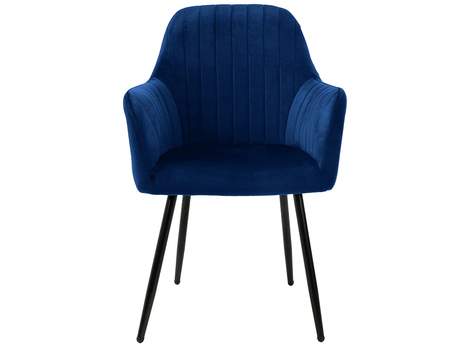 ML-Design Set di 4 Sedie da Pranzo con Schienale e Braccioli Blu