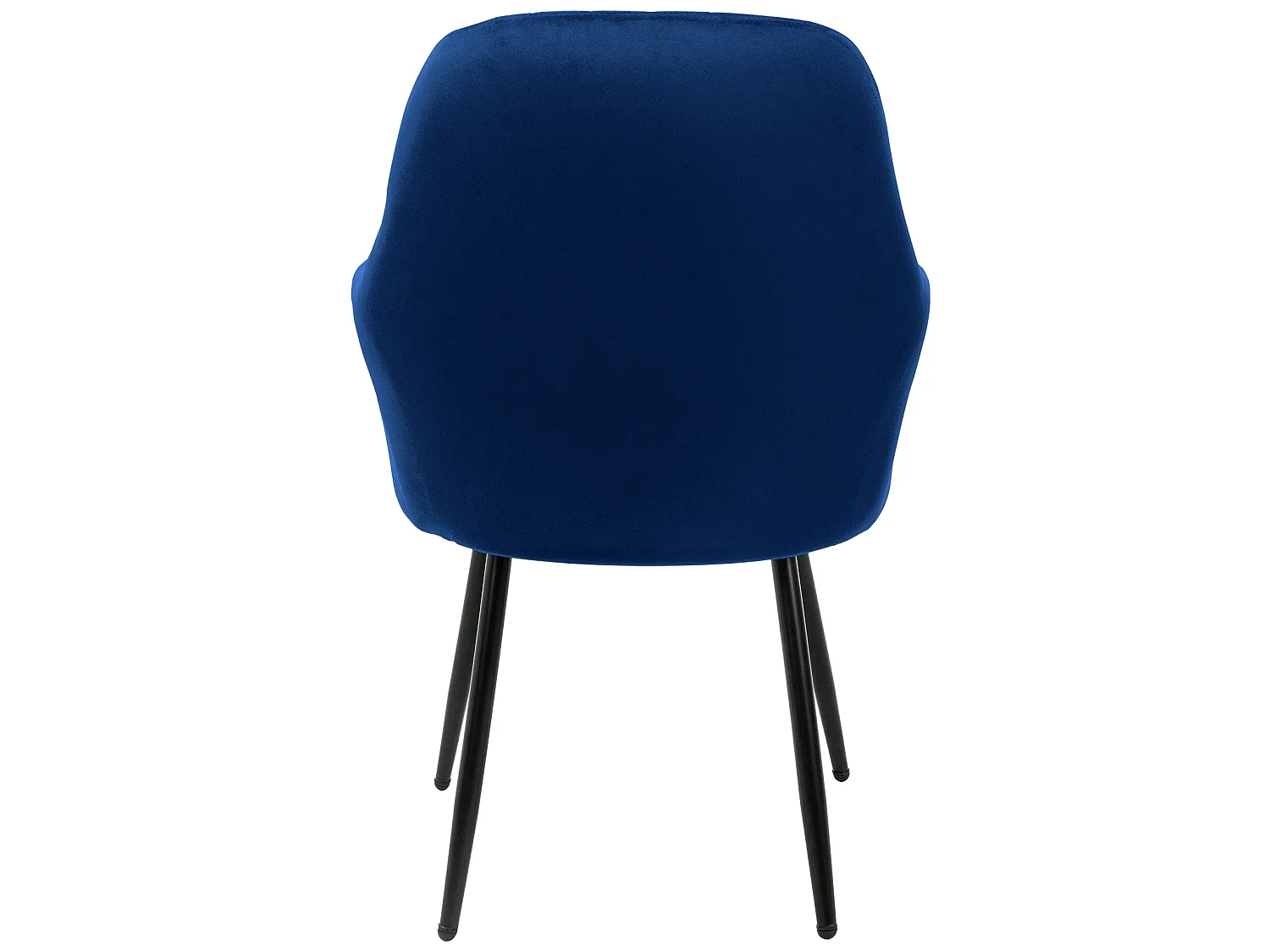 ML-Design Set di 4 Sedie da Pranzo con Schienale e Braccioli Blu