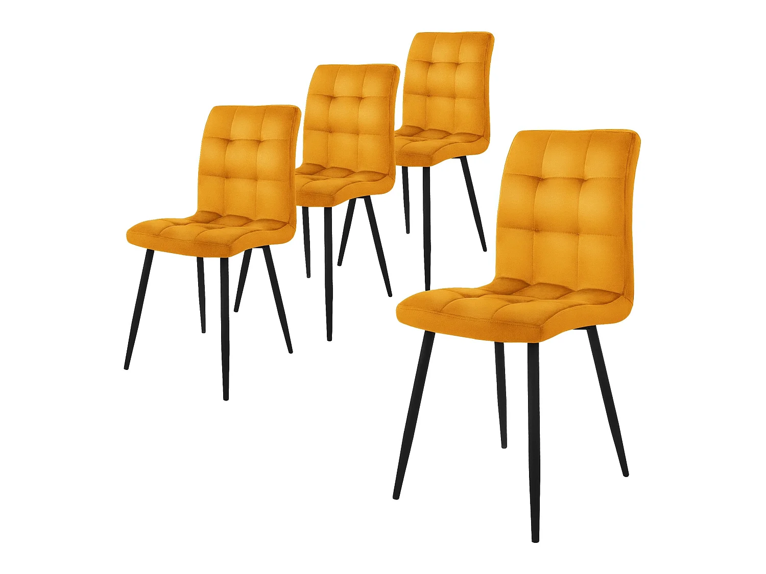 Lot de 4 chaises Chaise de salle à manger Chaise de cuisine Chaise de salon Chai