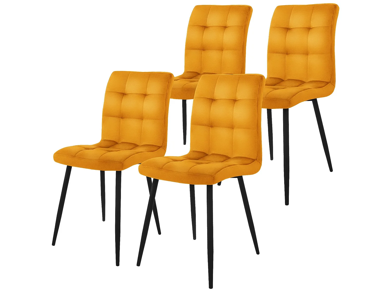 Lot de 4 chaises Chaise de salle à manger Chaise de cuisine Chaise de salon Chai