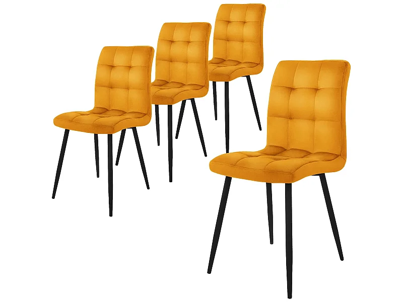 Lot de 4 chaises Chaise de salle à manger Chaise de cuisine Chaise de salon Chai