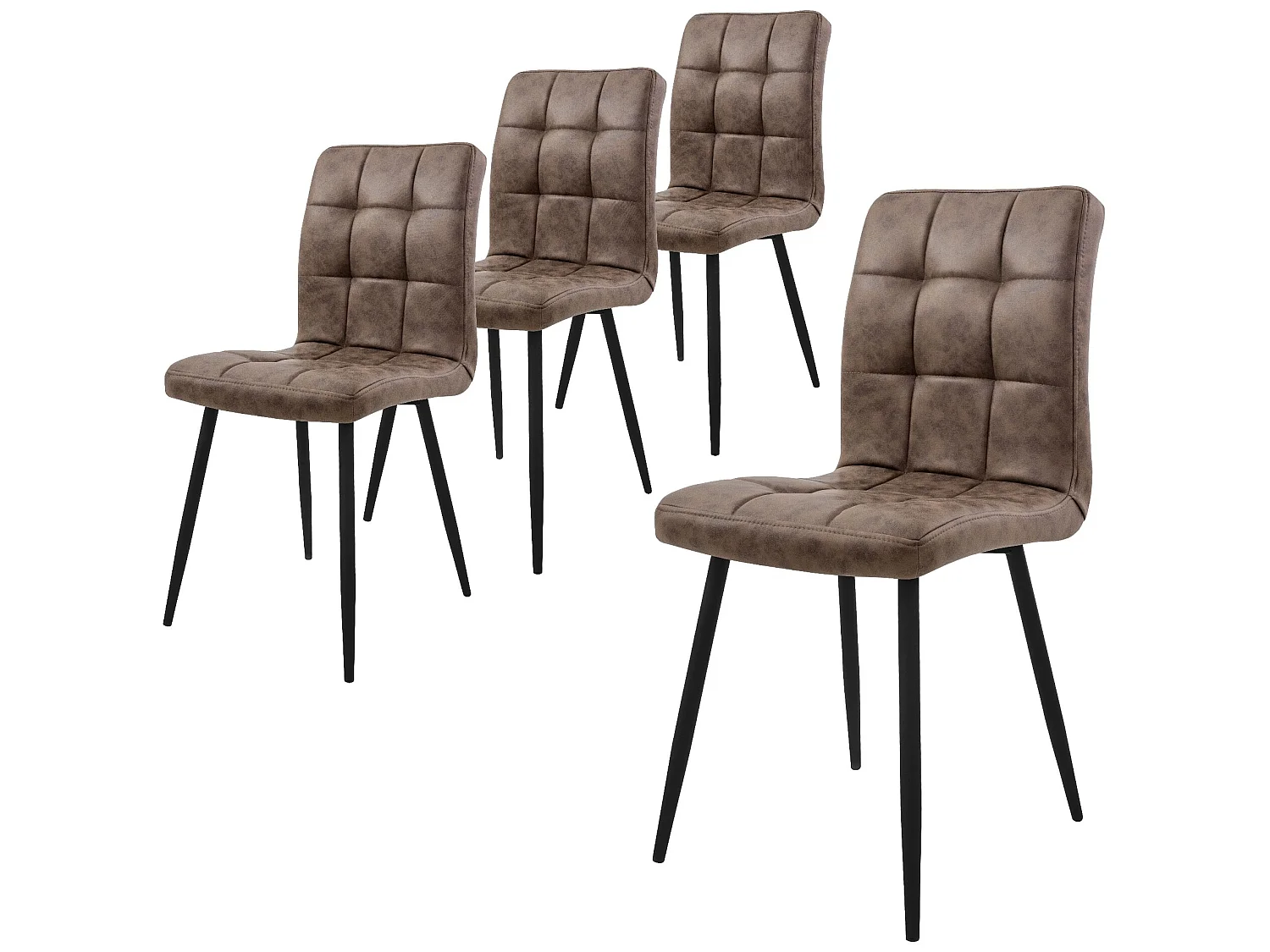 Lot de 4 chaises de salle à manger Chaise de cuisine Chaise de salon Chaise remb