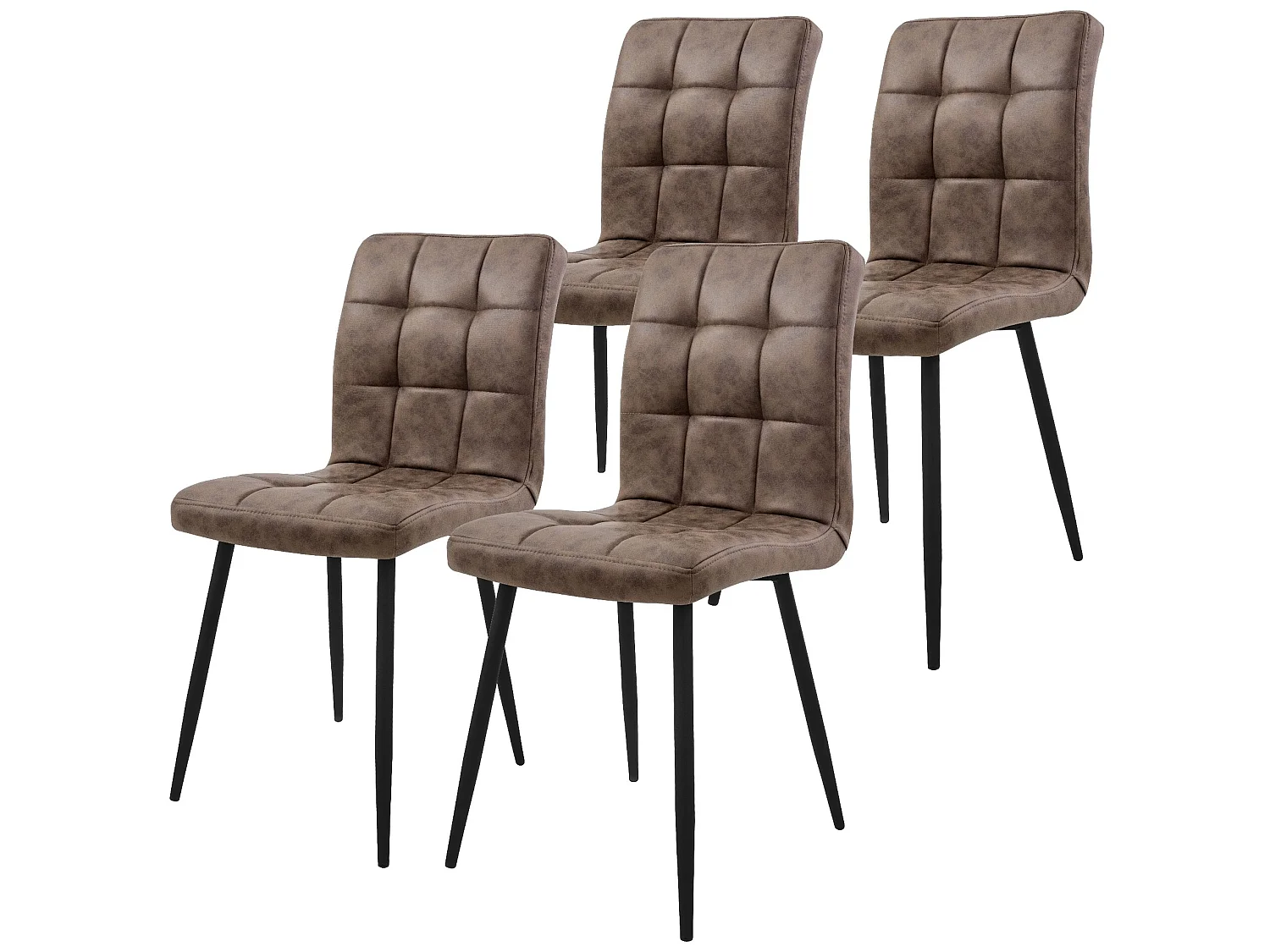 Lot de 4 chaises de salle à manger Chaise de cuisine Chaise de salon Chaise remb