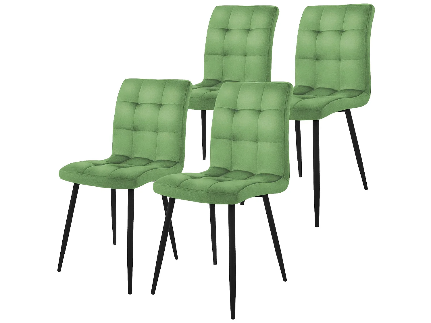 Juego de 4 sillas Sillas de comedor Silla de cocina Sillas de salón Silla tapiza