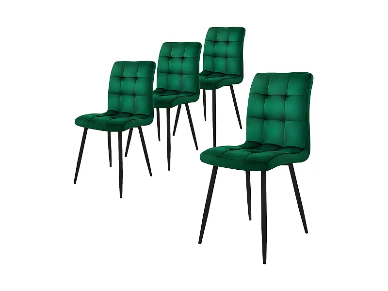 Juego de 4 sillas Sillas de comedor Silla de cocina Sillas de salón Silla tapiza