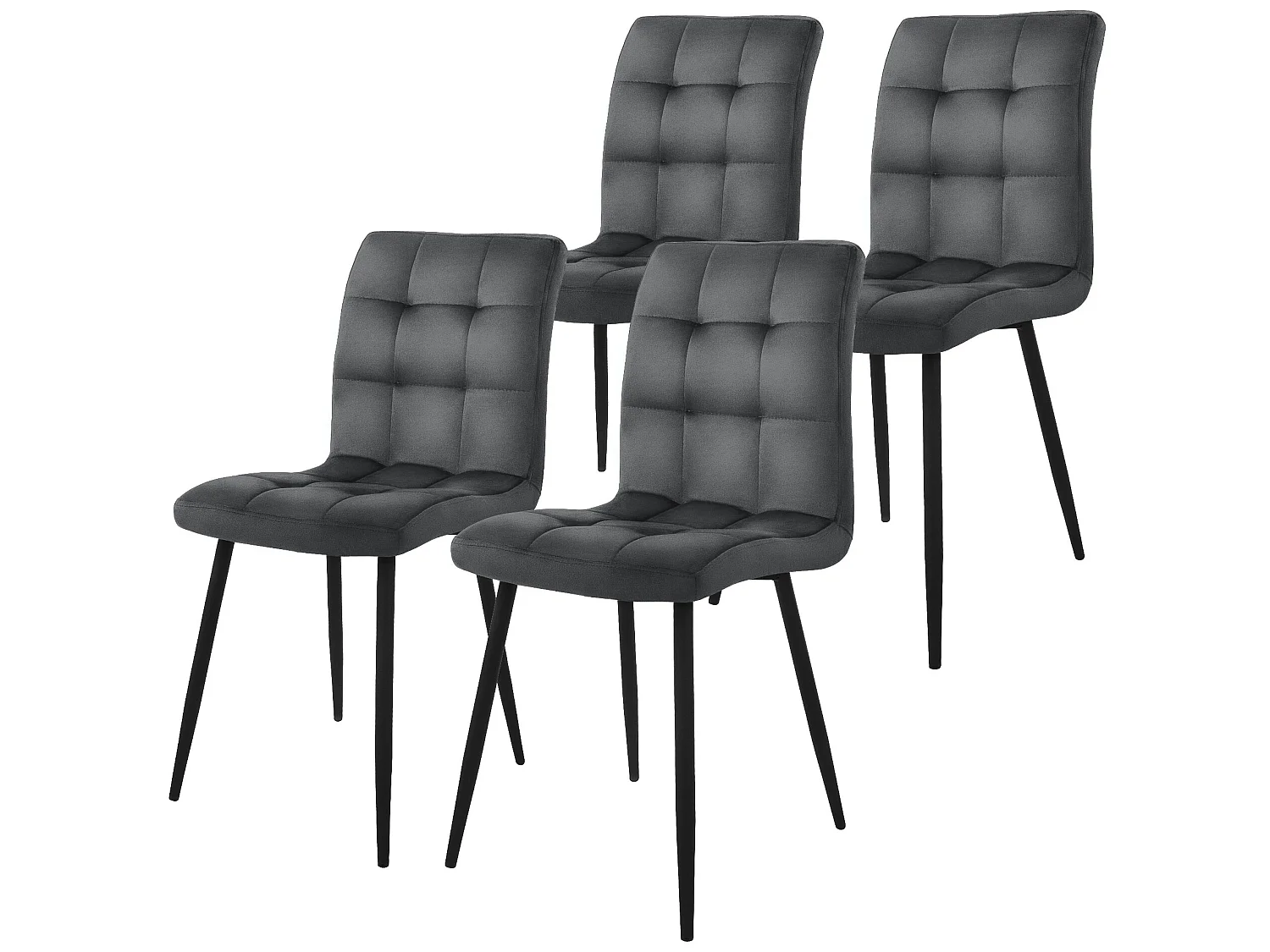 Lot de 4 chaises Chaise de salle à manger Chaise de cuisine Chaise de salon Chai