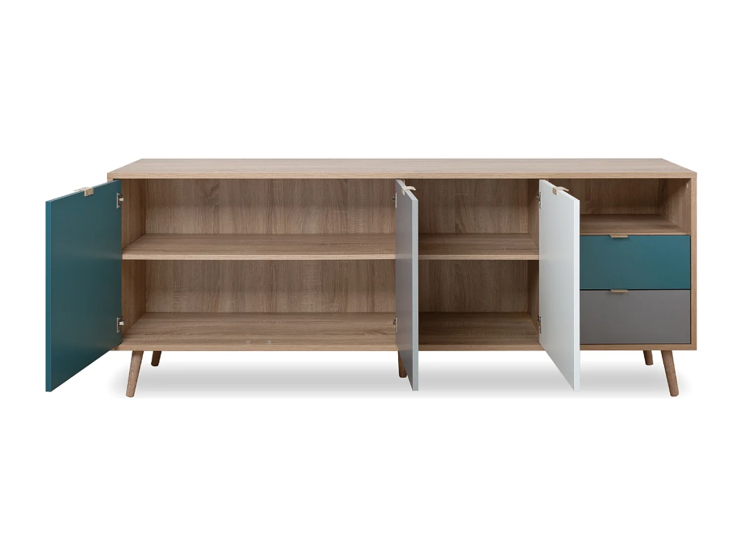 Buffet style scandinave tricolore 180 cm PERAST