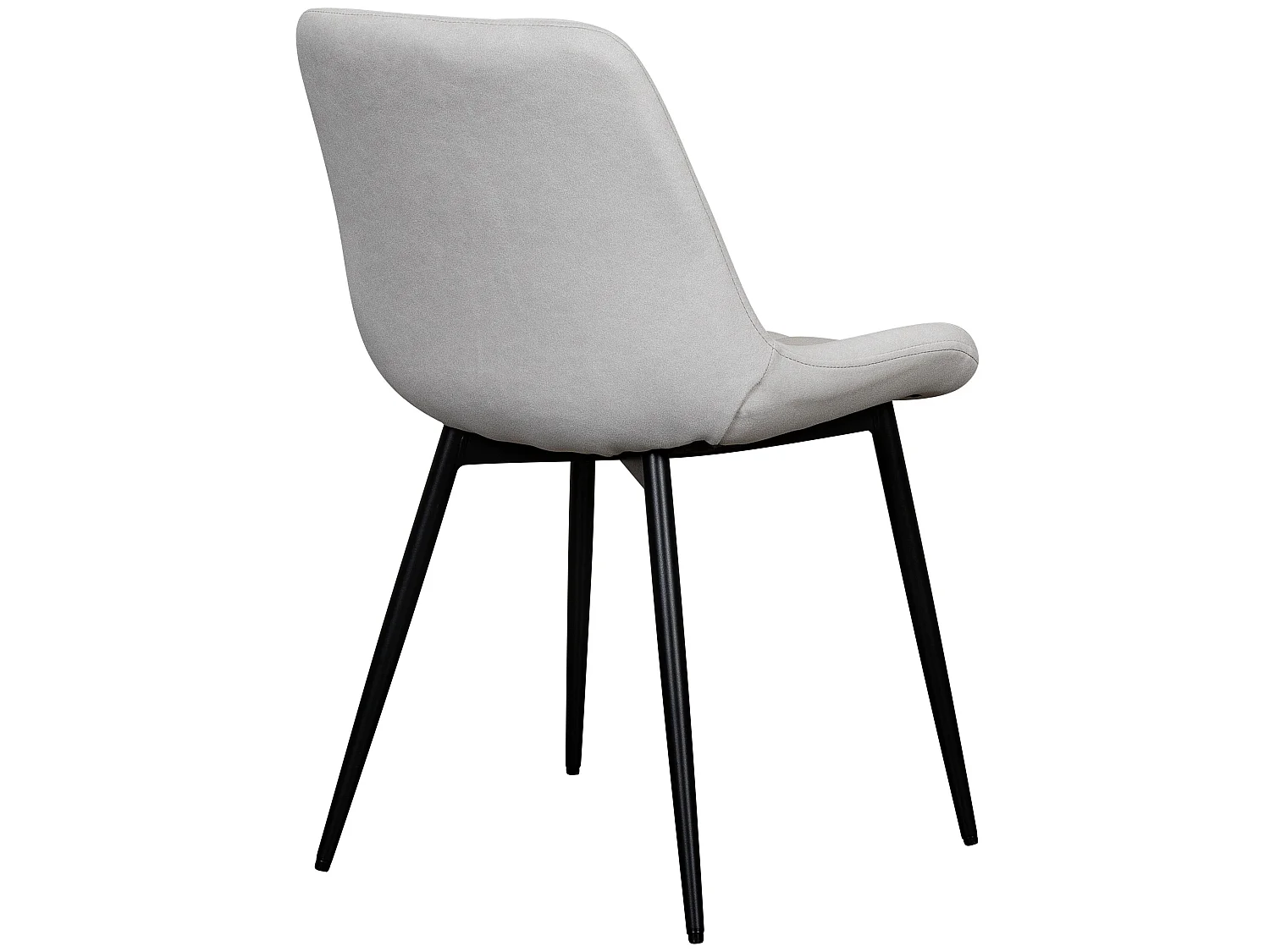 Chaise tapissée - velours beige clair - ROPLOY