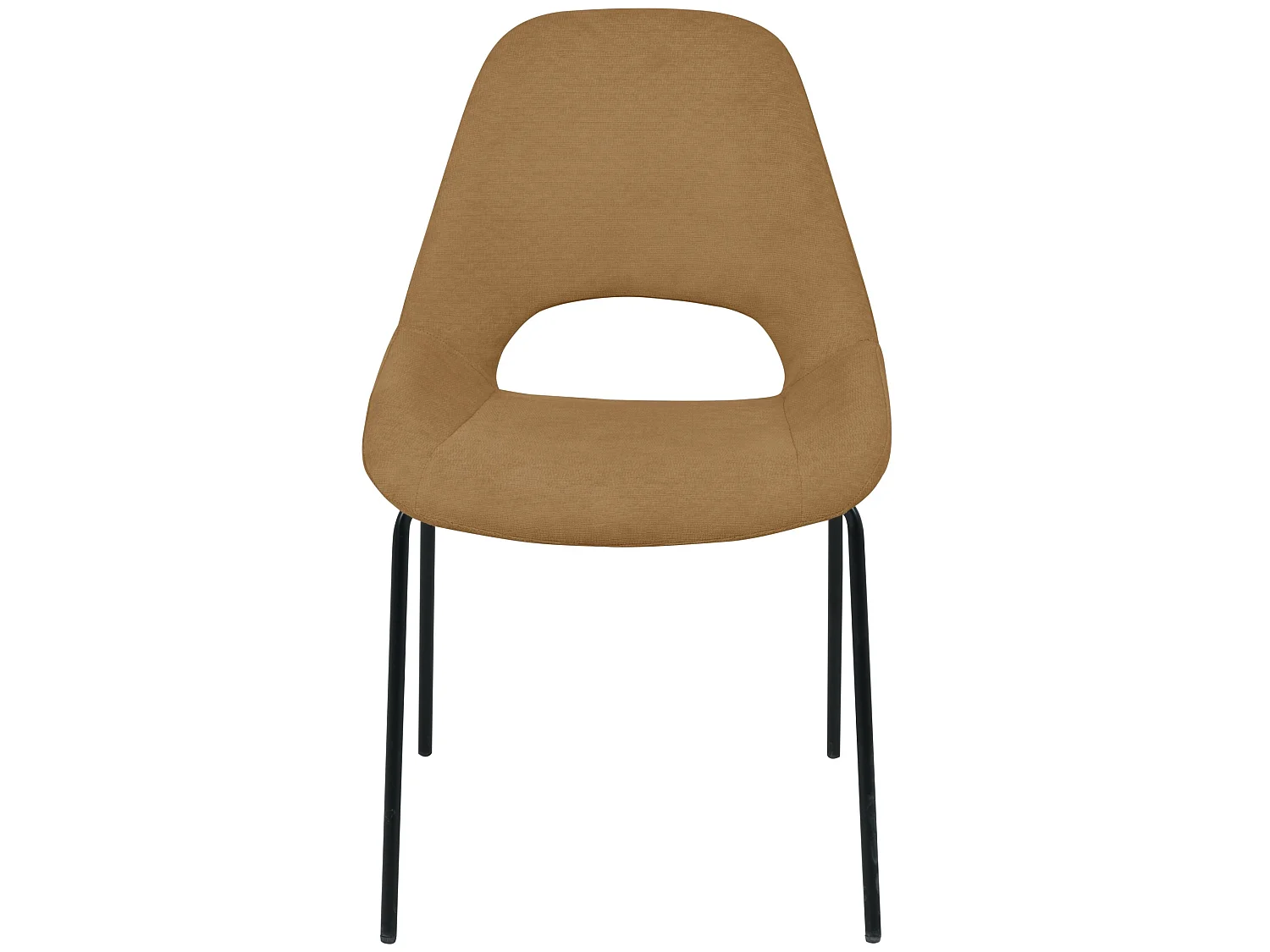 Chaise tapissée - cuivre - SECRIBED