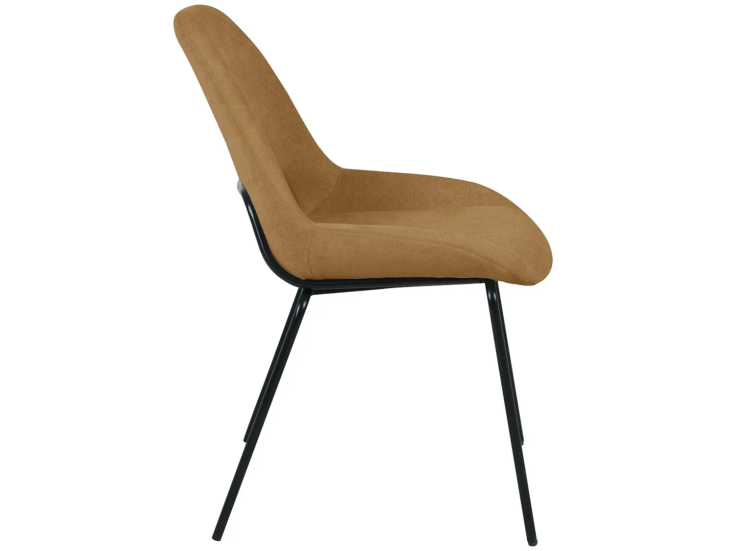 Chaise tapissée - cuivre - SECRIBED