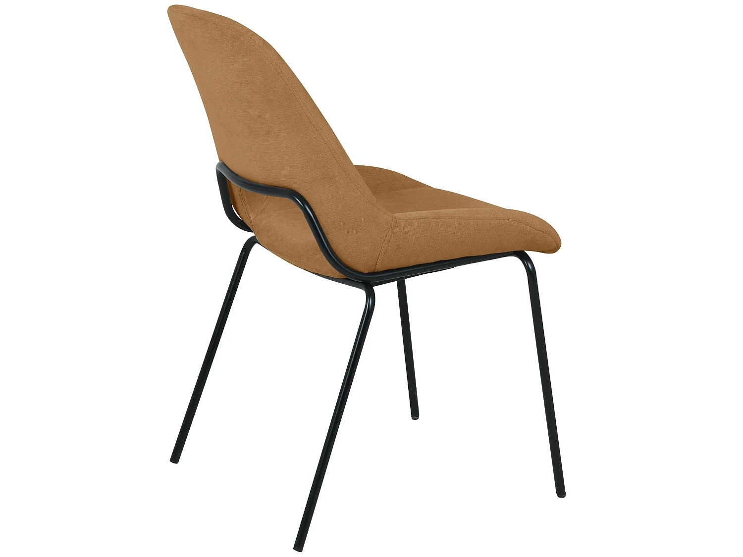 Chaise tapissée - cuivre - SECRIBED