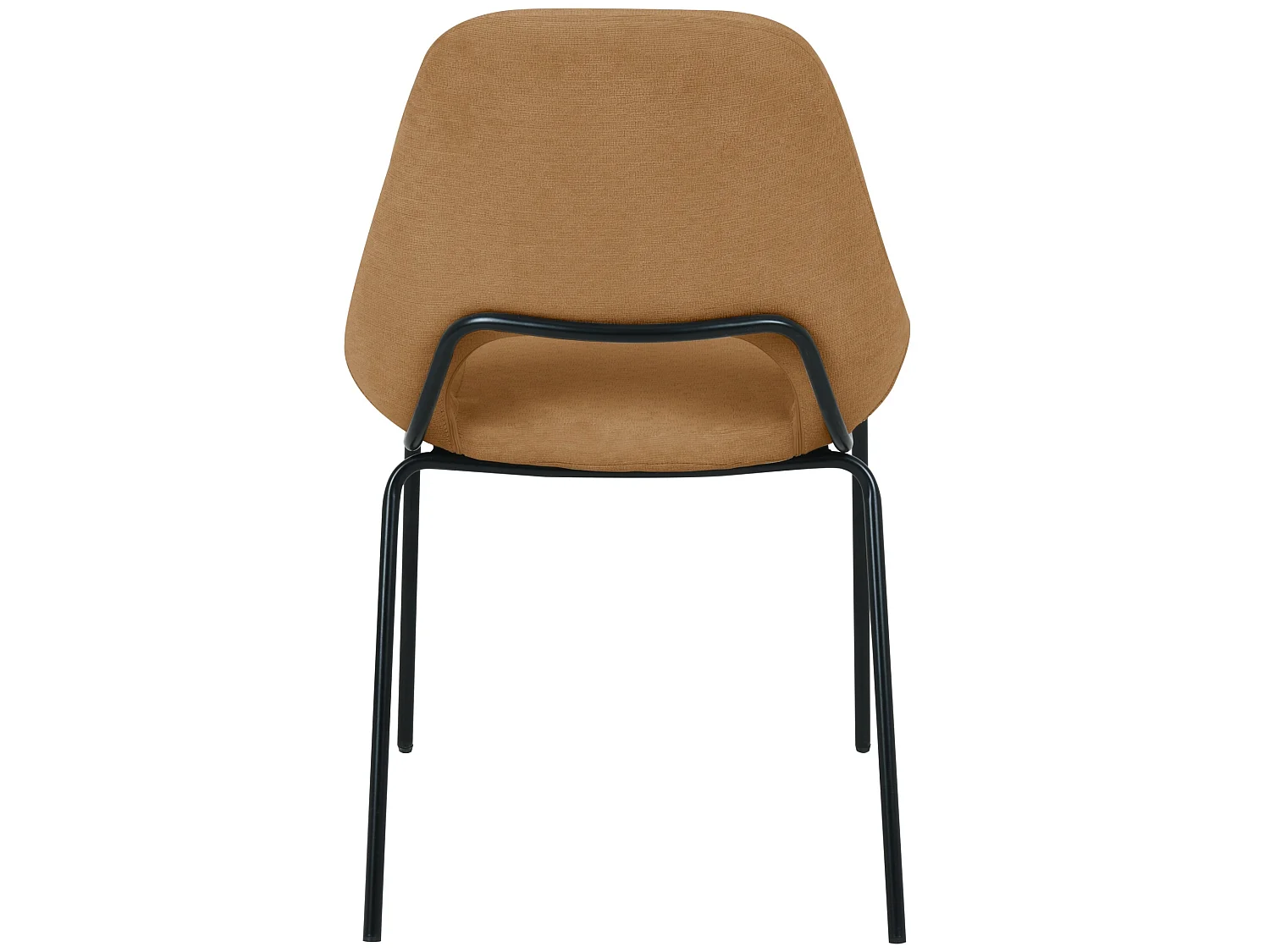 Chaise tapissée - cuivre - SECRIBED