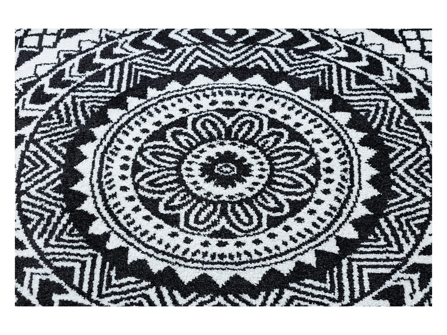 Tapijt FUN Napkin serweta wiel - grijs cercle 200 cm