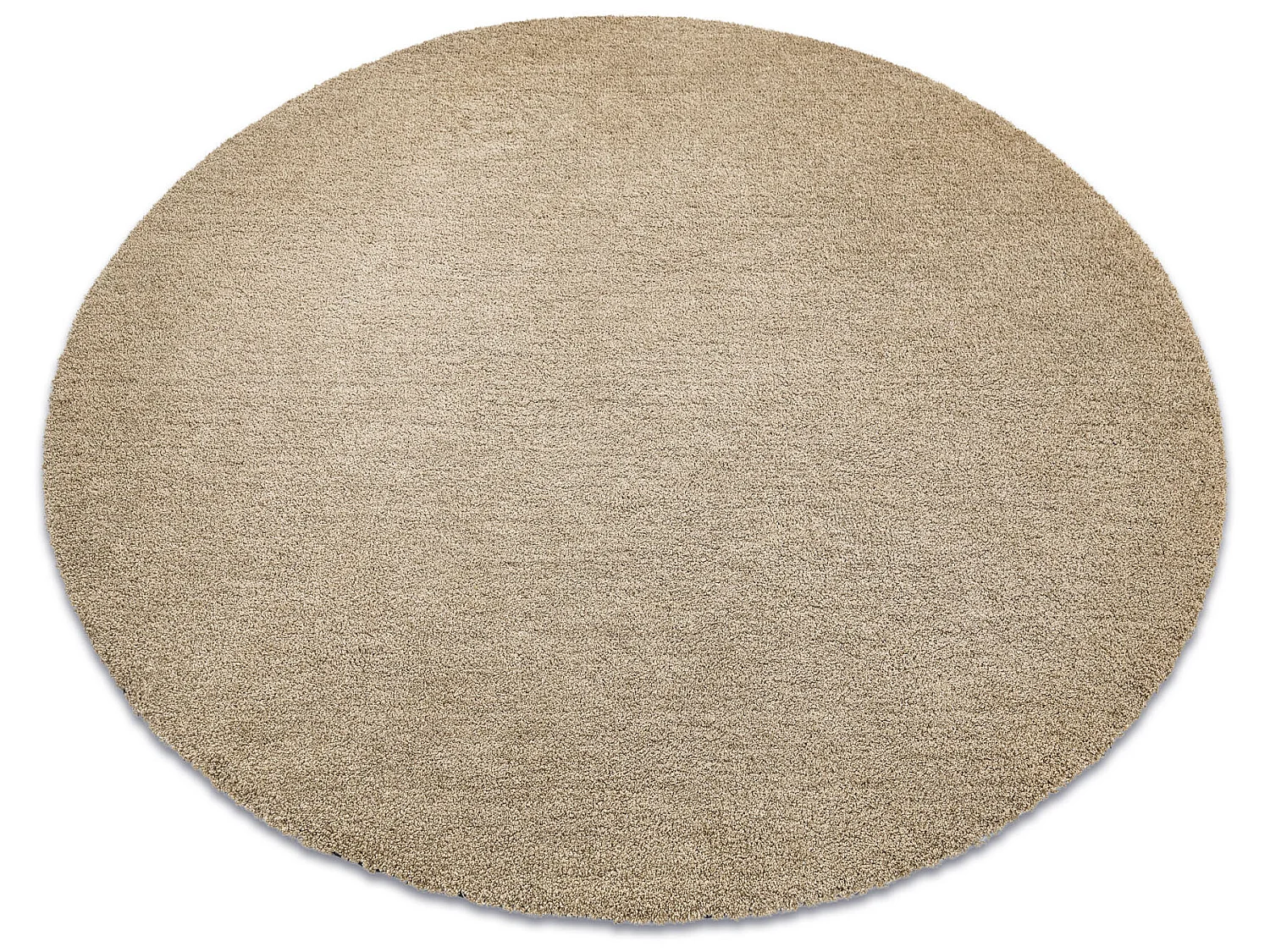 Tapis moderne lavable LATIO 71351050 cercle beige cercle 80 cm