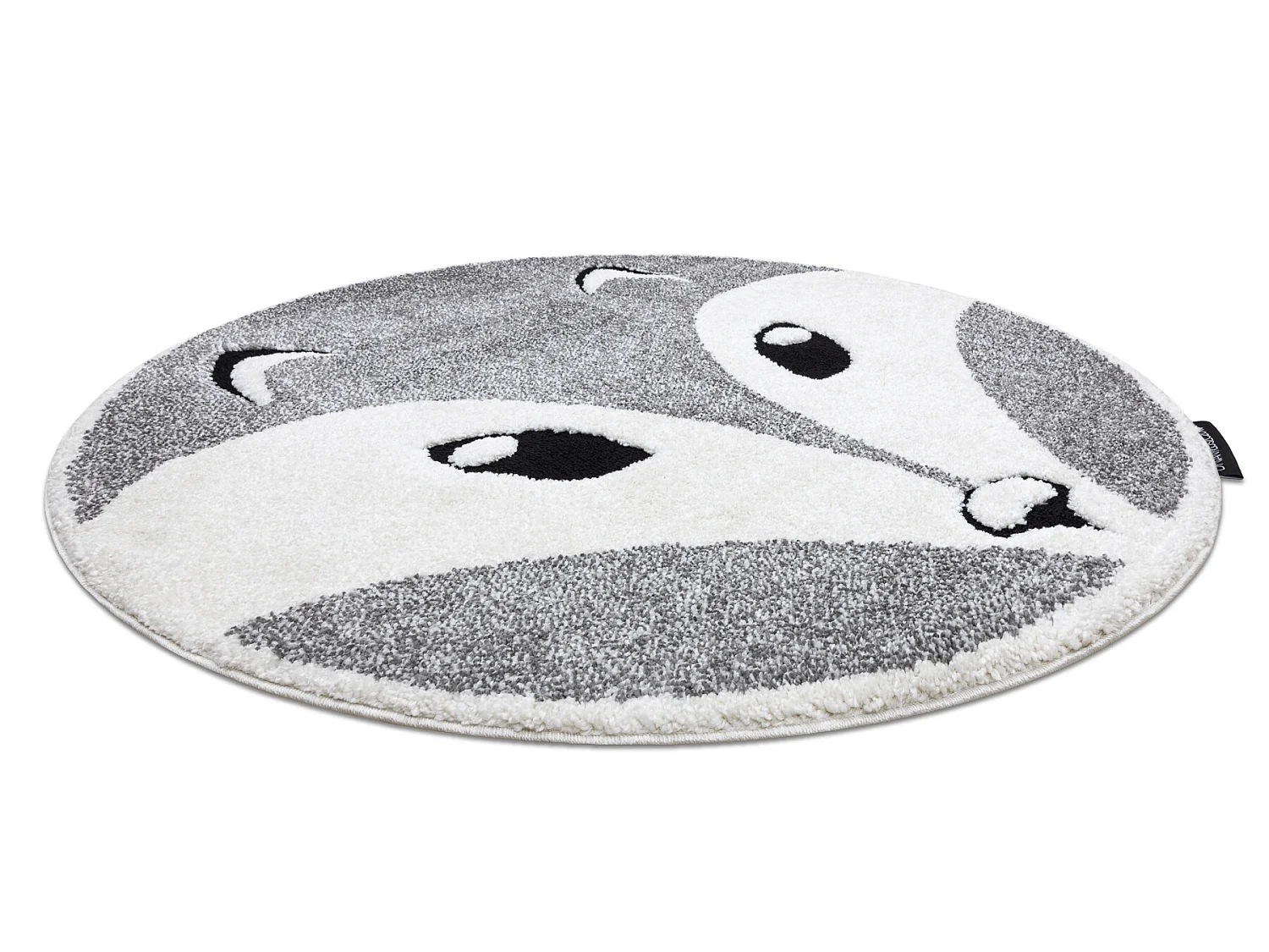 Moderner Kinderteppich JOY Kreis Fox, Fuchs für Kinder - strukturelle cercle 140 cm