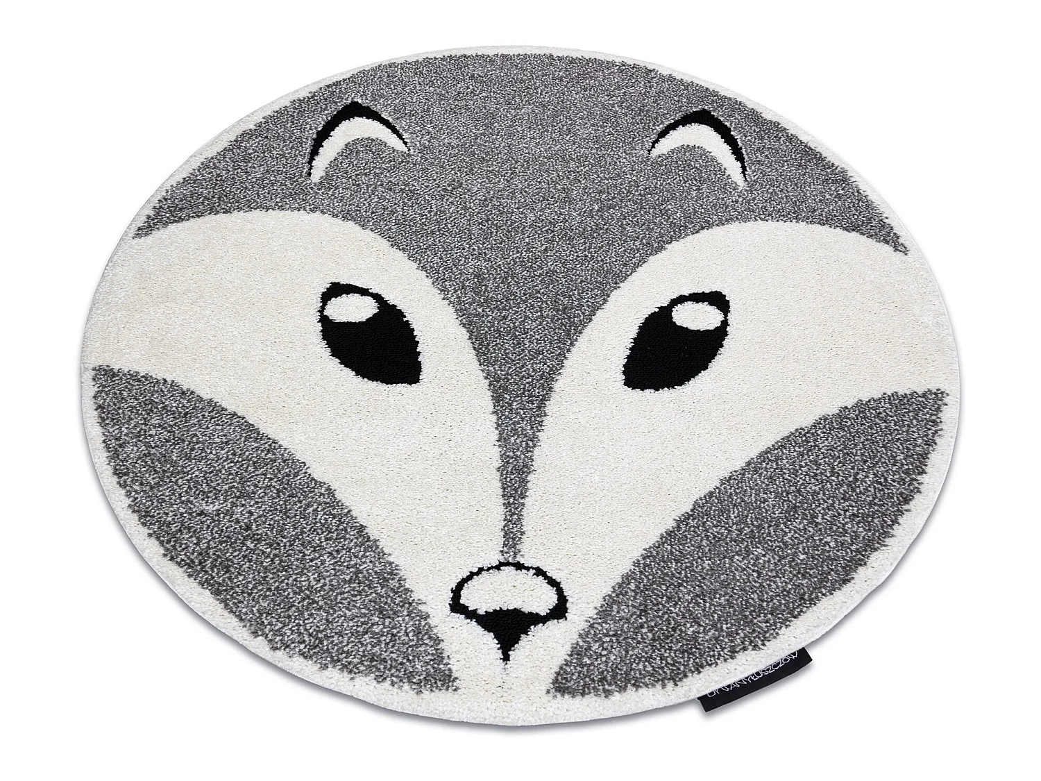 Kindertapijt JOY Rond , Fox vos, voor kinderen - Structureel, twee poo cercle 140 cm
