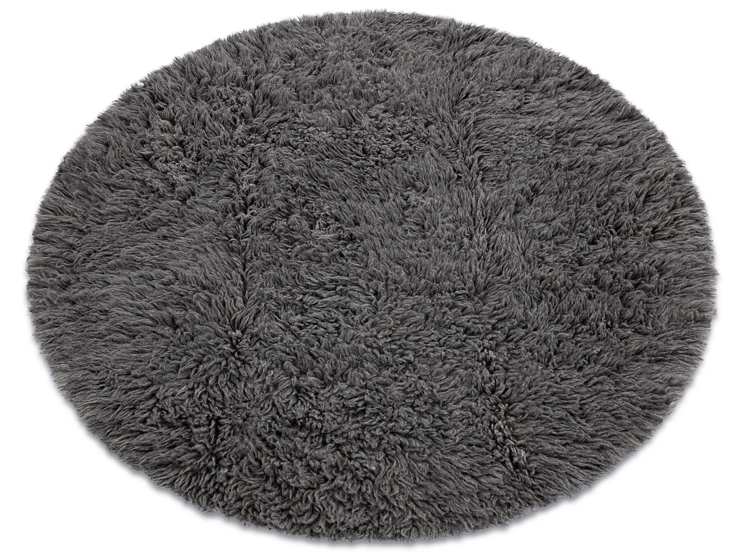 FLOKATI EN LAINE cercle gris cercle 200 cm