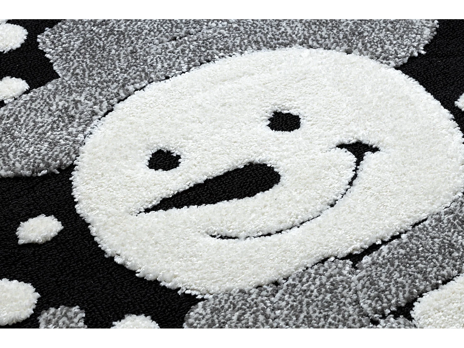 Tapis enfant moderne JOY Cercle Snowman bonhomme de neige, pour enfant cercle 160 cm