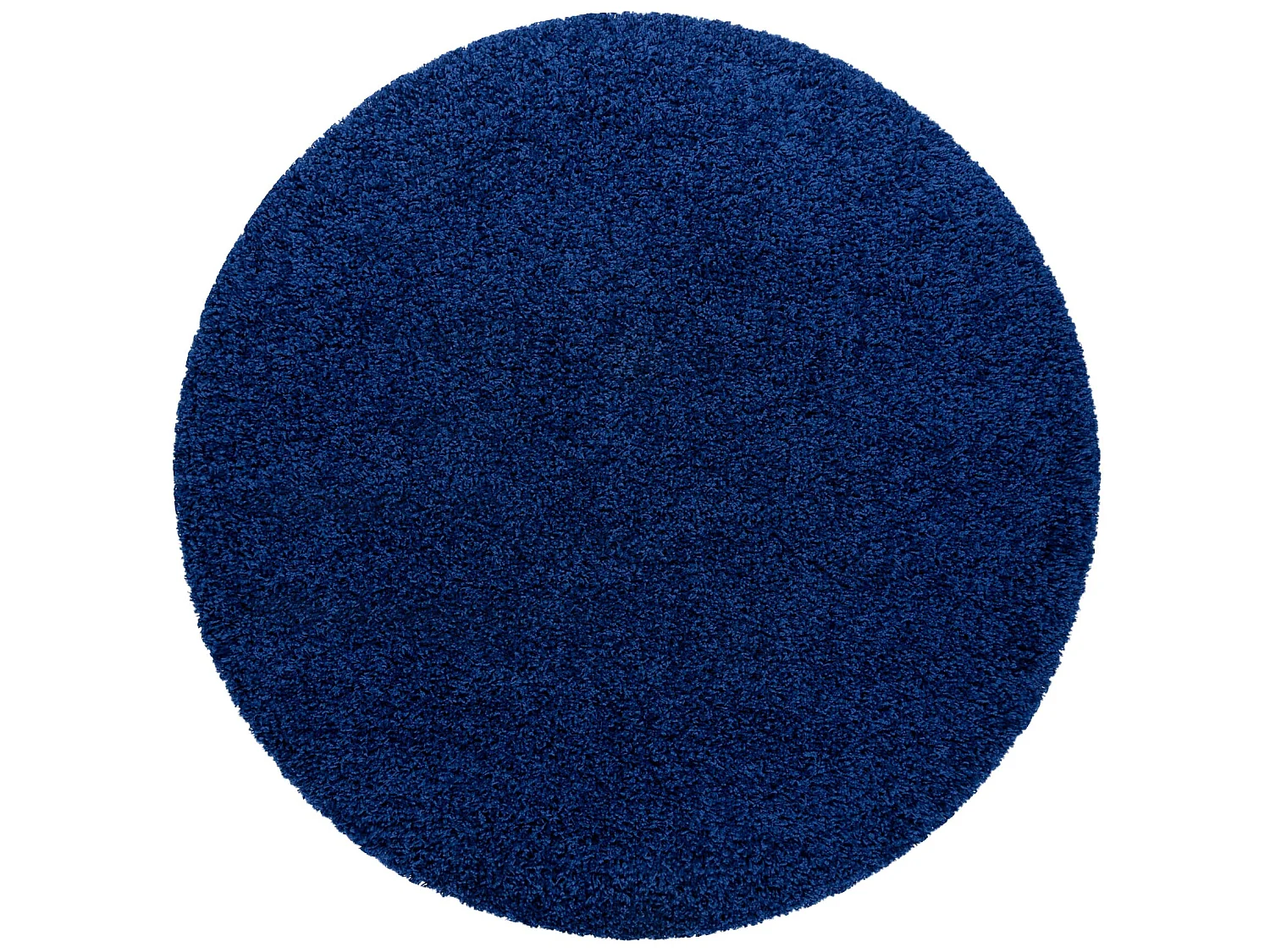 Tapijt SOFFI ROND shaggy 5cm blauw cercle 80 cm