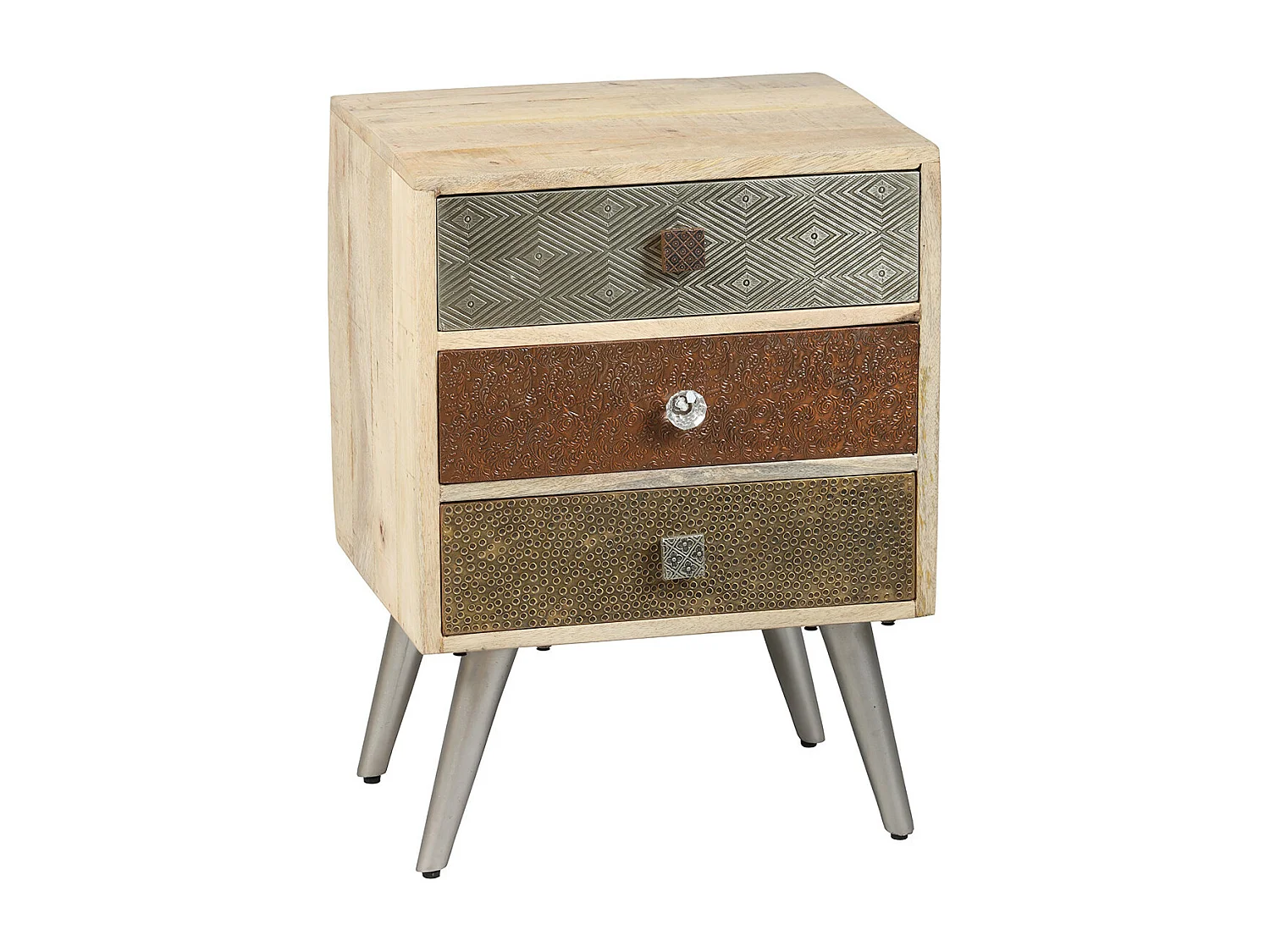 RAZON - Chevet 3 Tiroirs