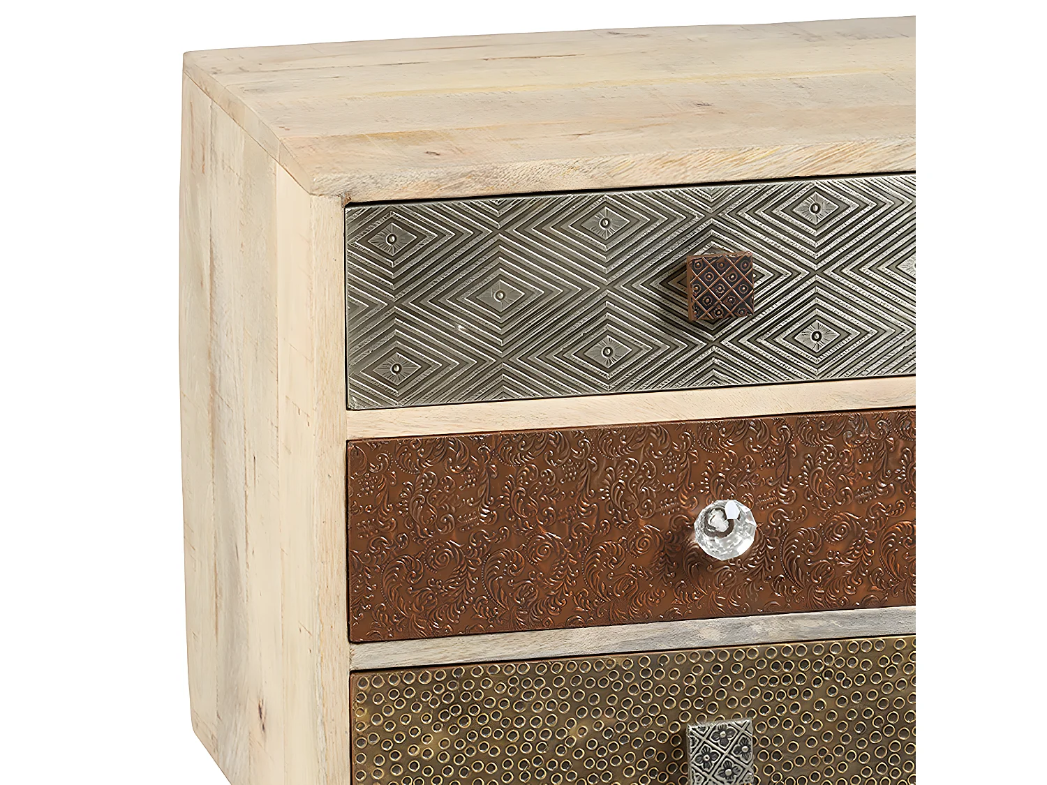 RAZON - Chevet 3 Tiroirs