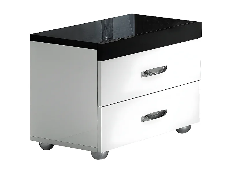 JUDITH NOIR - Chevet 2 Tiroirs