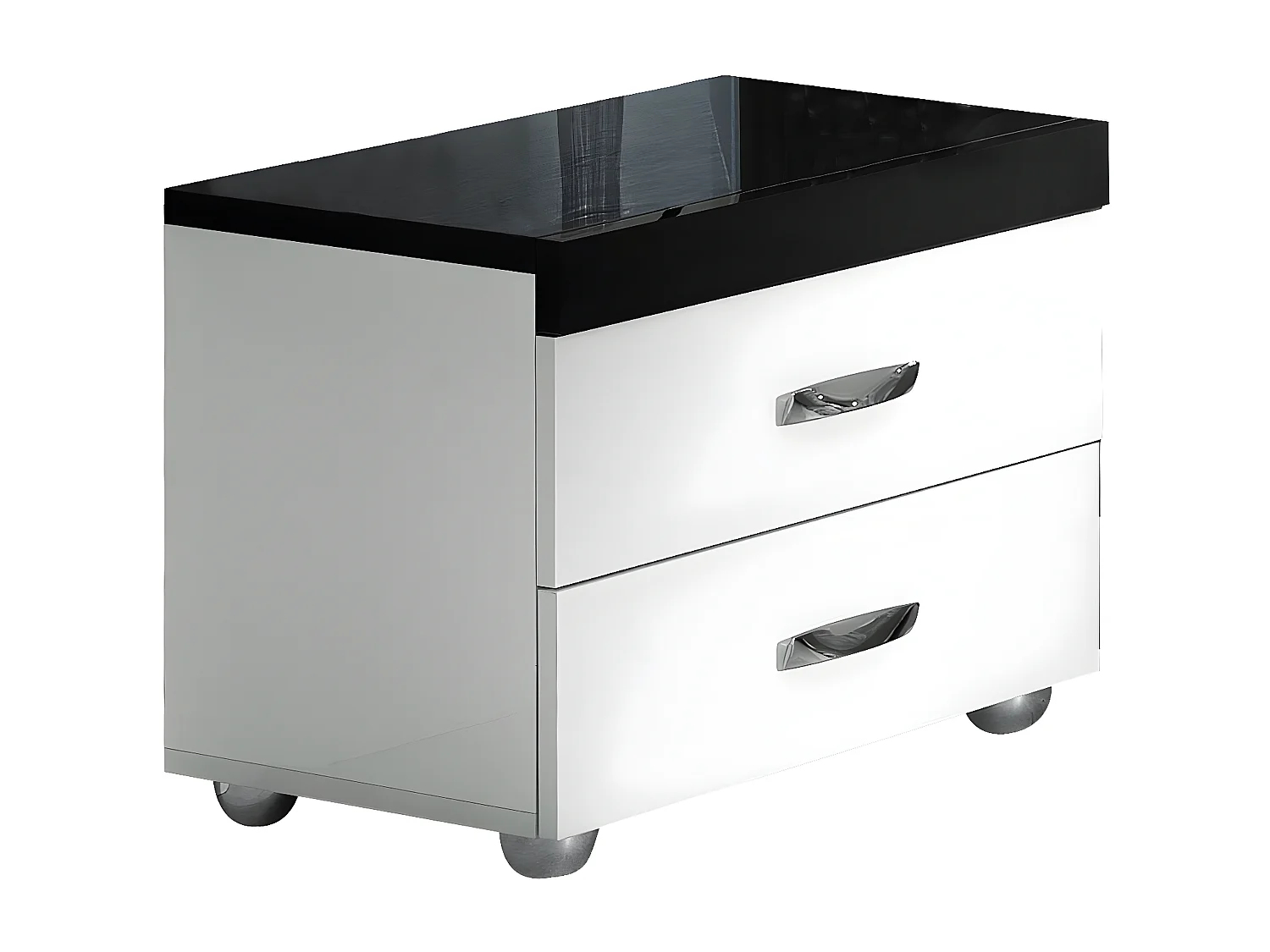 JUDITH NOIR - Chevet 2 Tiroirs