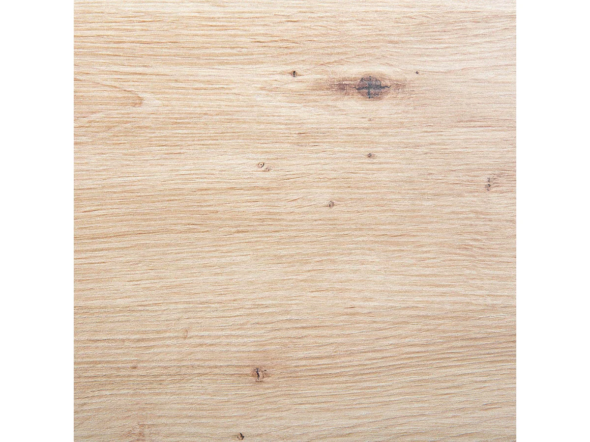 OCTOBER - Commode 2 Portes 4 Tiroirs Gris et Effet Bois