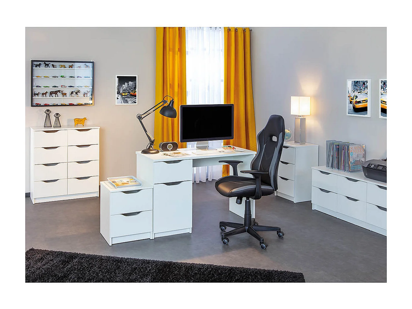 JENNY BLANC - Commode 6 Tiroirs