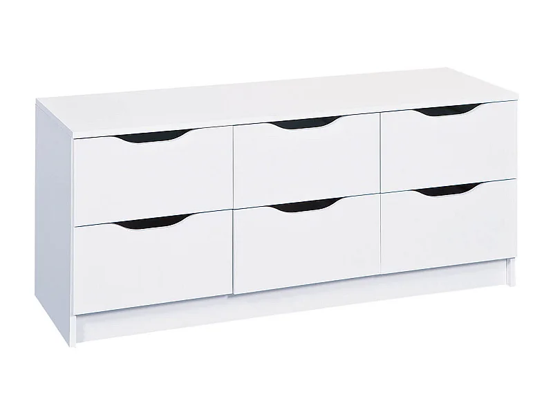 JENNY BLANC - Commode 6 Tiroirs