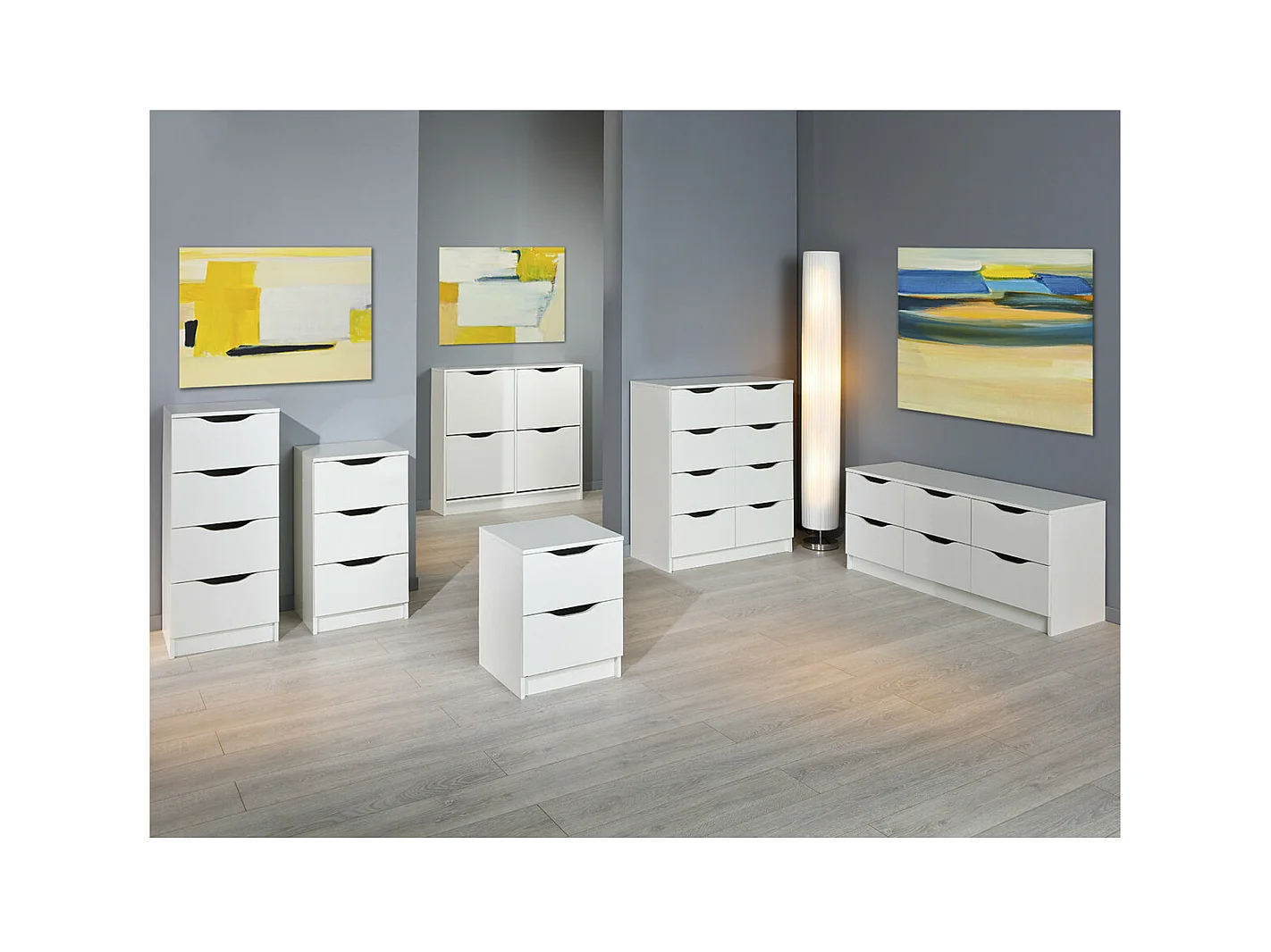 JENNY BLANC - Commode 8 Tiroirs