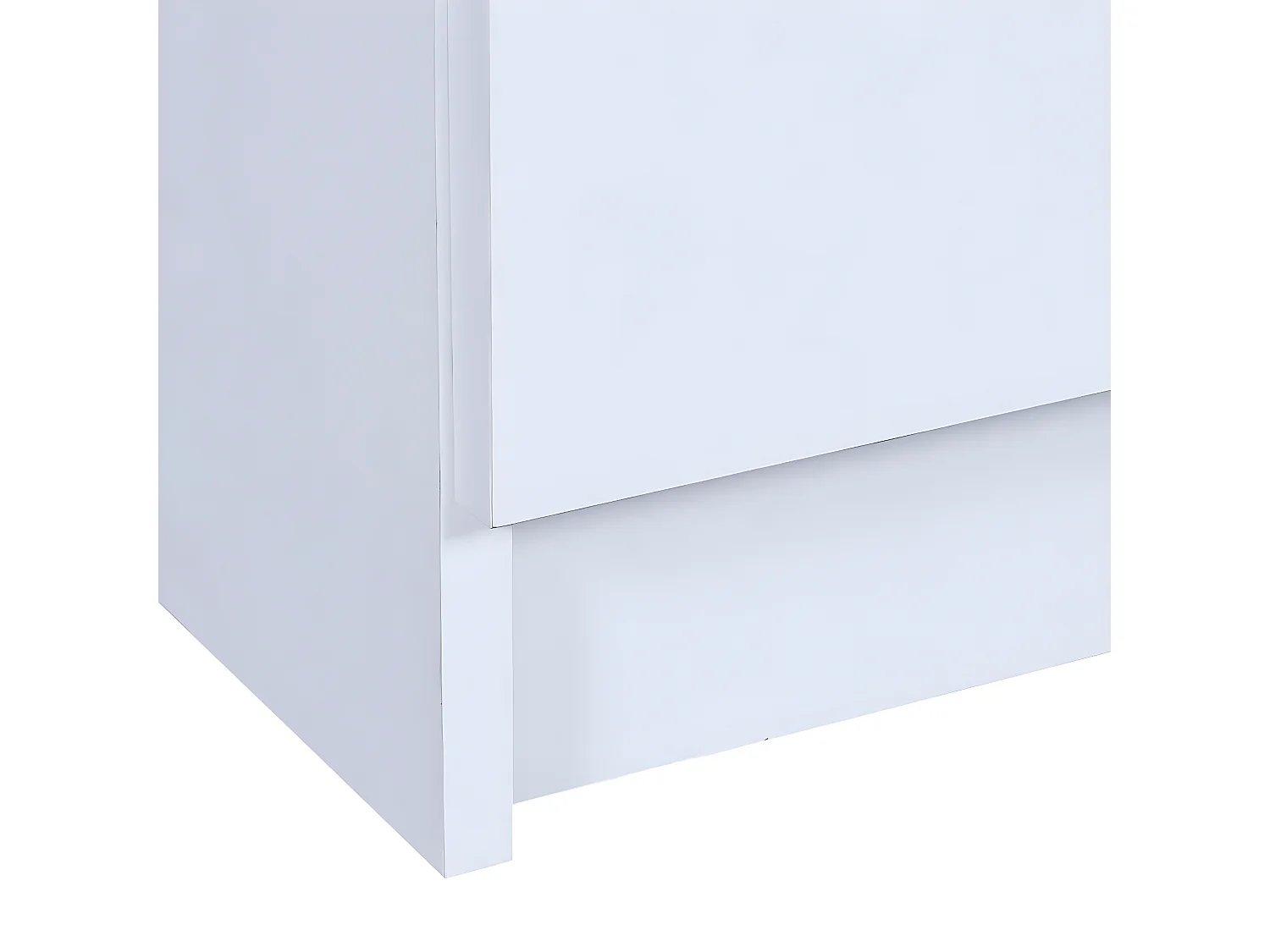 JENNY BLANC - Chiffonnier 3 Tiroirs Coloris Blanc