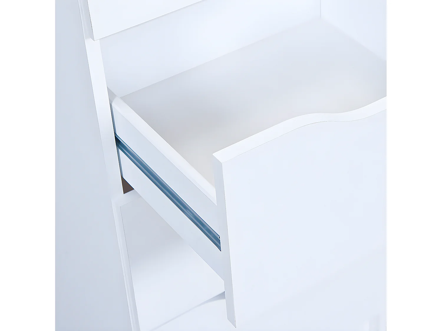 JENNY BLANC - Chiffonnier 3 Tiroirs Coloris Blanc