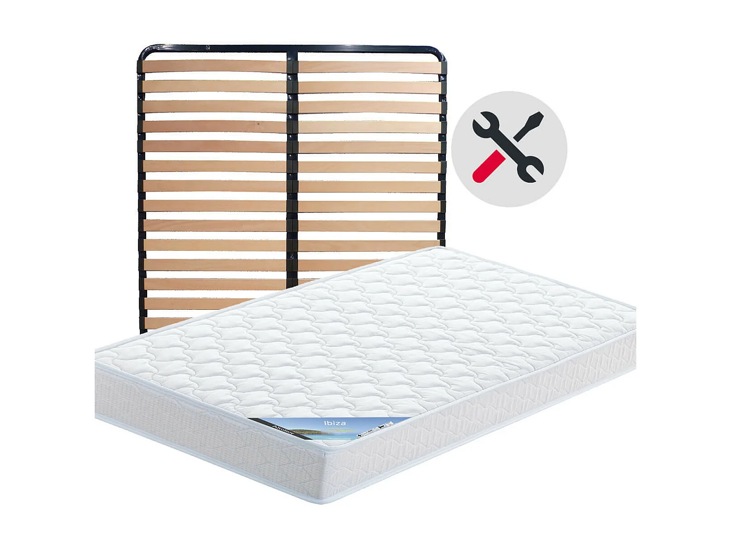 IBIZA - Pack Matelas + AltoKit 140x190