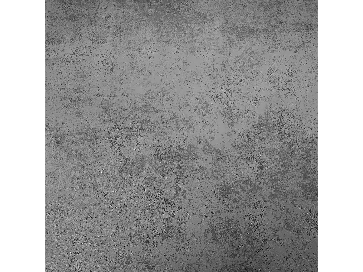 VITAK - Table Basse Ovale Plateaux Verre et Céramique Gris