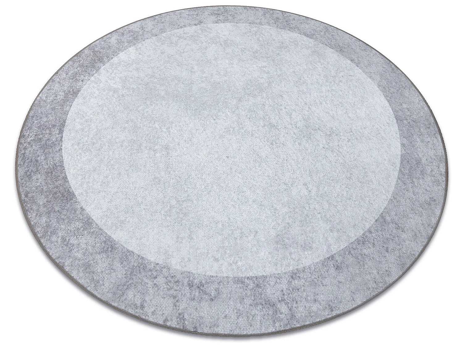 Tapis lavable MIRO 51648.802 cercle Marbre antidérapant - gris clair cercle 100 cm
