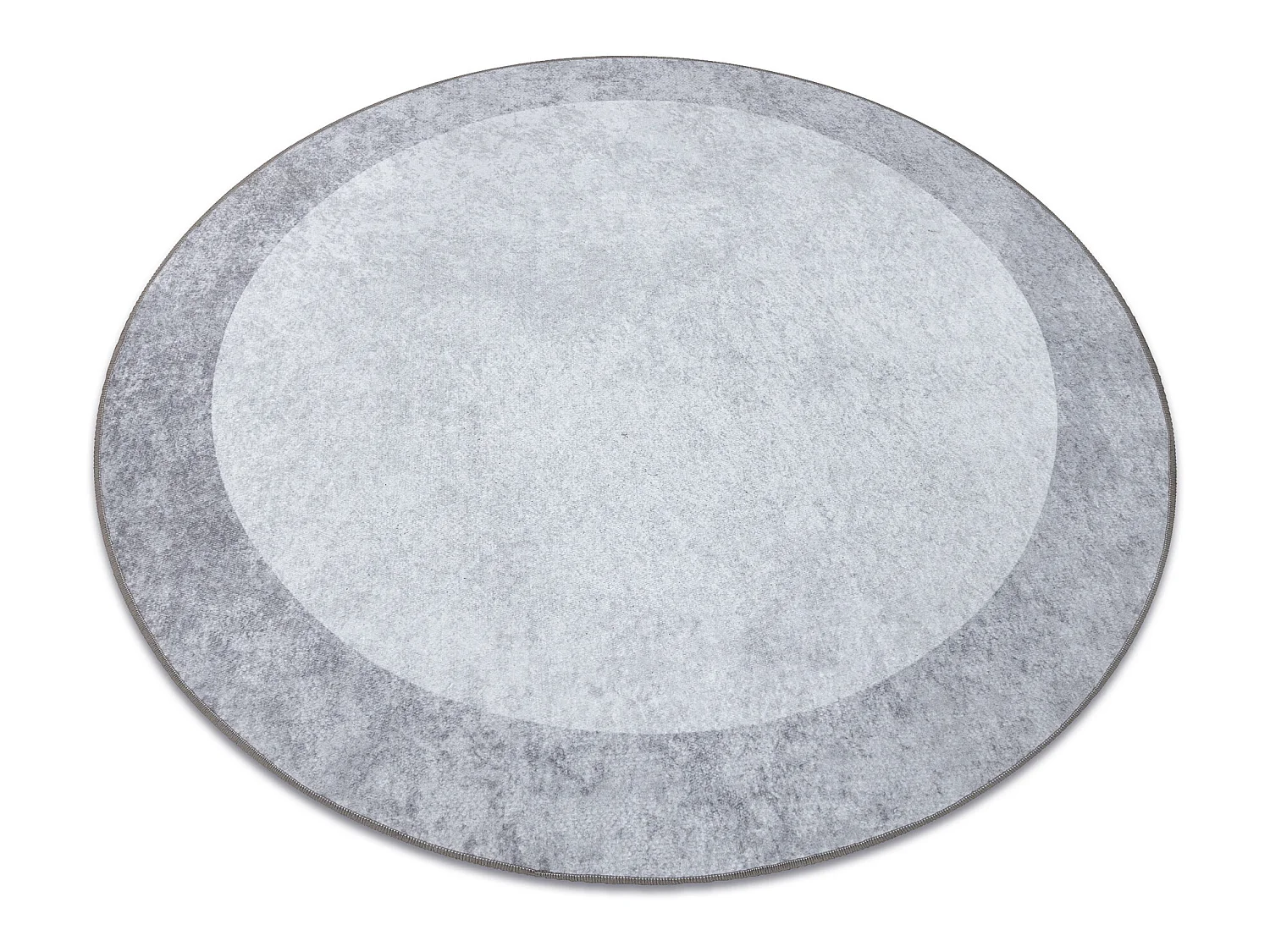 Tapis lavable MIRO 51648.802 cercle Marbre antidérapant - gris clair cercle 100 cm