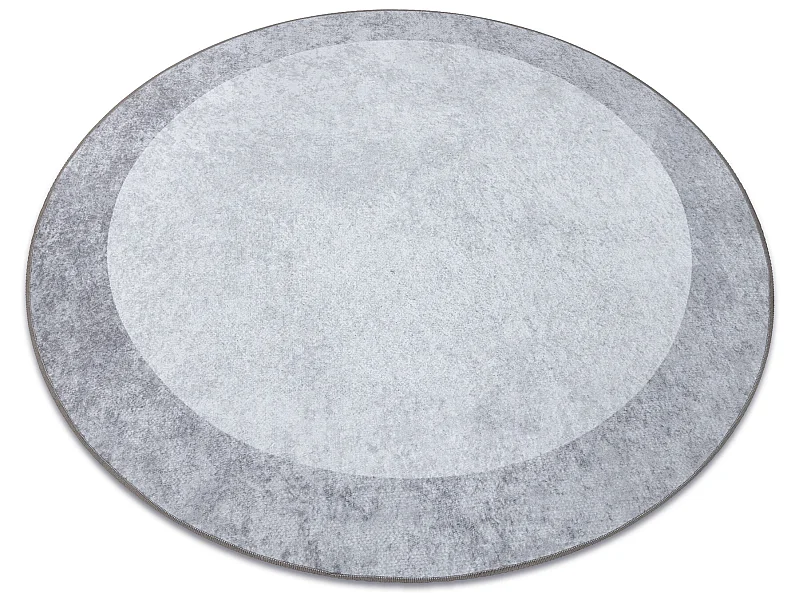Tappeto lavabile MIRO 51648.802 cerchio Marmo antiscivolo - grigio chi cercle 100 cm